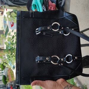 Black coach pocket book